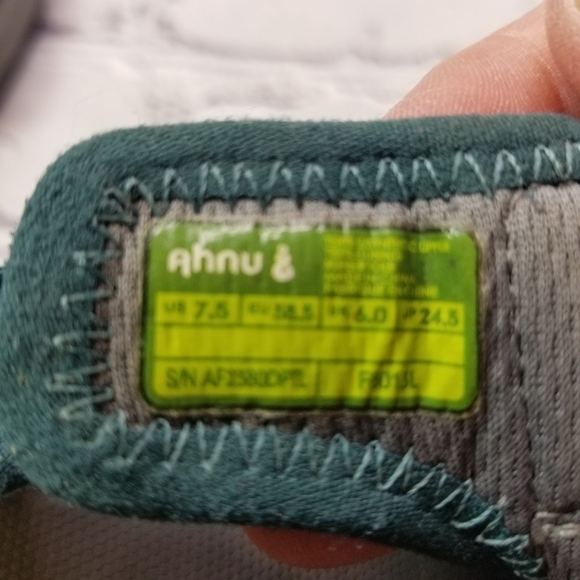 Ahnu Lagunitas teal hiking water shoes - Picture 11 of 13